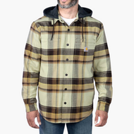 Carhartt Rugged Flex™ Relaxed Fit Flannel Fleece Lined Hooded Shirt Jac M