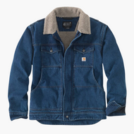 Carhartt Relaxed Fit Denim Sherpa-Lined Jacket M