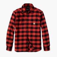 Carhartt Rugged Flex™ Relaxed Fit Midweight Flannel Long-Sleeve Plaid Shirt M