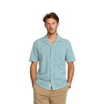 Revolution - Jaquard Short sleeved Cuban Shirt S6