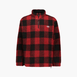 Bear - Furry Checkered Half Zip