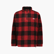 Bear - Furry Checkered Half Zip
