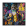 Palais Royal - Quadro led Monkey Gold 80x80