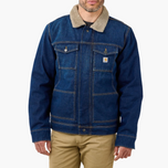 Carhartt Relaxed Fit Denim Sherpa-Lined Jacket M