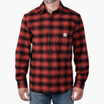 Carhartt Rugged Flex™ Relaxed Fit Midweight Flannel Long-Sleeve Plaid Shirt M
