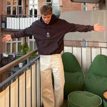 WOODBIRD - WBPOPE GLOBE HOODIE
